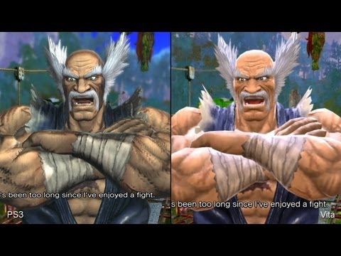 Street Fighter X Tekken: PS Vita vs. PS3 Comparison